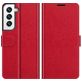 Mobigear Wallet Housse Samsung Galaxy S22 Etui Porte-Monnaie - Rouge