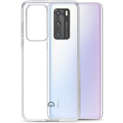Mobilize Gelly Transparent Huawei P40 TPU souple Coque arrière - Transparent