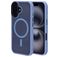 Mobiparts Hardcover Coque iPhone 16 MagSafe Coque arrière Rigide - Satin Light Blue