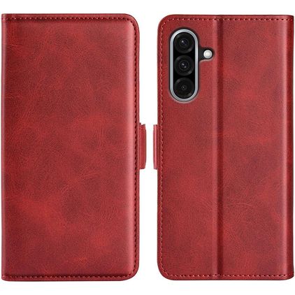 Mobigear Slim Magnet Housse Samsung Galaxy A36 Etui Porte-Monnaie - Rouge