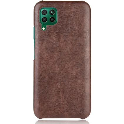 Mobigear Excellent Coque Huawei P40 Lite Coque arrière Rigide - Marron