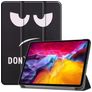 Mobigear Tri-Fold Coque iPad Pro 11 Pouces (2021) Etui - Do Not Touch