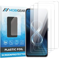 Mobigear ASUS Zenfone 8 Protection d'écran Film - Compatible coque (Lot de 3)