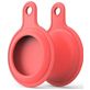 Mobigear Keychain Coque Apple AirTag Porte-clés en Silicone Souple - Rouge