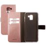 Mobiparts Saffiano Wallet Housse Samsung Galaxy J6 (2018) Etui Porte-Monnaie - Rose