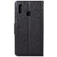 Mobigear Silk Housse Huawei Nova 3 Etui Porte-Monnaie - Noir