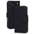Mobiparts Wallet Housse iPhone 17 Pro Max MagSafe Etui en Cuir Véritable Porte-Monnaie - Noir