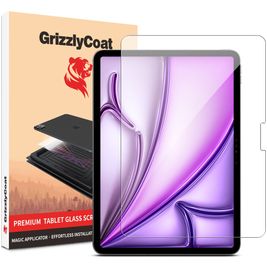 GrizzlyCoat Magic Applicator iPad Air 11 Pouces (2025) Verre trempé Protection d'écran - Compatible Coque + Cadre d'installation