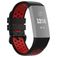 Mobigear Sport Plus Buckle Bracelet Silicone Fitbit Charge 3 Fermeture boucle ardillon - Noir / Rouge