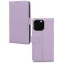 Mobilize Premium Gelly Housse iPhone 16 Pro Etui Porte-Monnaie - Violet