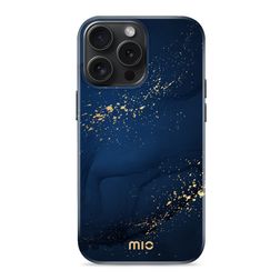 MIO Coque iPhone 15 Pro MagSafe Coque arrière Rigide - Midnight Sparkle