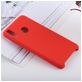 Mobigear Rubber Touch Coque HONOR 8X Coque arrière en Silicone - Rouge