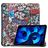Mobigear Tri-Fold Coque iPad 11 (2025) Etui - Graffiti
