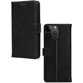 Mobilize Premium Gelly Wallet Housse iPhone 14 Pro Max Etui Porte-Monnaie - Noir