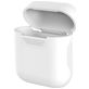 Mobigear Colors Coque Apple AirPods 1 Coque en Silicone Souple - Blanc