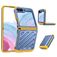 Mobigear Groove Coque Samsung Galaxy Z Flip 5 Coque arrière Rigide - Bleu