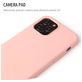 Mobigear Rubber Touch Coque iPhone 12 Coque arrière en Silicone - Dark Blue