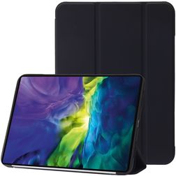 Mobigear Tri-Fold Gel Coque iPad 11 (2025) Etui en TPU,Similicuir - Noir