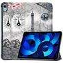 Mobigear Tri-Fold Coque iPad 10 (2022) Etui - Eiffel Tower