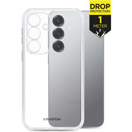 Mobilize Naked Protection Coque Transparente Samsung Galaxy S26 Coque arrière Rigide Anti-Chocs - Transparent
