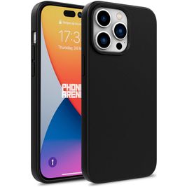 Mobigear Bio Coque iPhone 16 Pro Coque arrière en Eco-Friendly - Noir