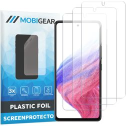 Mobigear Samsung Galaxy A53 Protection d'écran Film - Compatible Coque (Lot de 3)