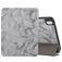 Mobigear Tri-Fold Marble Coque iPad Air 11 Pouces (2024) Etui + Porte-crayon - Gris