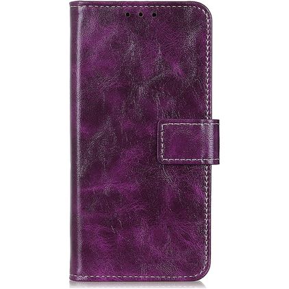 Mobigear Basic Housse OPPO A76 Etui Porte-Monnaie - Violet