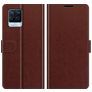 Mobigear Wallet Housse Realme 8 Etui Porte-Monnaie - Marron