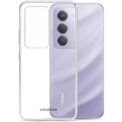 Mobilize Gelly Case Coque Transparente Xiaomi Redmi 15 Coque arrière en TPU Souple - Transparent