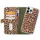 Mobilize Magnet Zipper Housse iPhone 13 Pro Max Etui avec Coque Détachable Porte-Monnaie - Olive Leopard