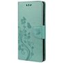 Mobigear Flowers Housse Xiaomi Redmi Note 10 5G Etui Porte-Monnaie - Vert