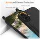 Mobigear Lanyard Card iPhone 16 Coque avec cordon en Silicone et Porte-Cartes - Noir