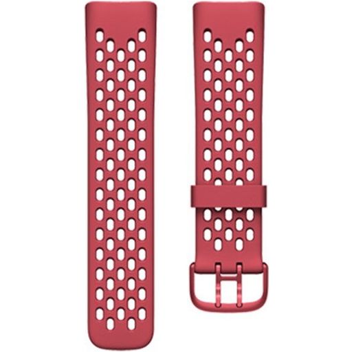 Mobigear Sport Plus Buckle Bracelet Silicone Fitbit Charge 5 Fermeture boucle ardillon - Rouge