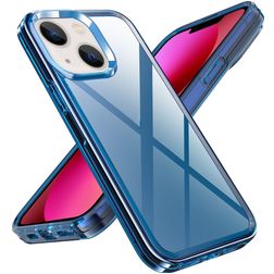 Mobigear Crystal iPhone 14 Plus Plastique rigide Coque arrière - Bleu