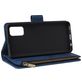 Mobigear Zipper Housse Samsung Galaxy A41 Etui Porte-Monnaie - Bleu