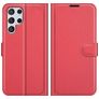 Mobigear Classic Housse Samsung Galaxy S22 Ultra Etui Porte-Monnaie - Rouge