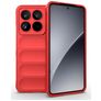 Mobigear Bumpy Coque Xiaomi 15 Pro Coque arrière en TPU Souple - Rouge