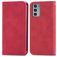 Mobigear Retro Slim Housse Motorola Edge 20 Etui Porte-Monnaie - Rouge