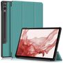Mobigear Tri-Fold Coque Samsung Galaxy Tab S9 Plus Etui + Porte-crayon - Vert