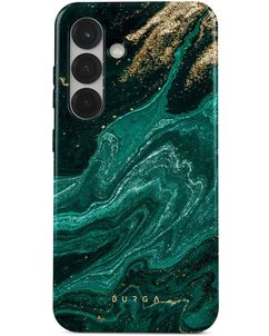 Burga Tough Coque Samsung Galaxy S25 Plus Coque arrière Rigide Anti-Chocs - Emerald Pool