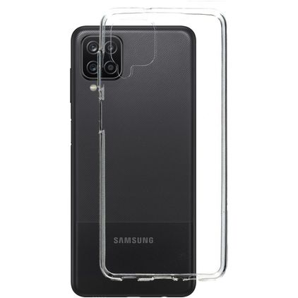 Mobiparts Classic Coque Transparente Samsung Galaxy A12 Coque arrière en TPU Souple - Transparent