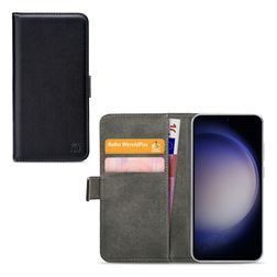 Mobilize Classic Gelly Wallet Housse Samsung Galaxy S23 Etui Porte-Monnaie - Noir