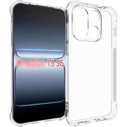 Mobigear Cushion Coque Transparente OnePlus 15 Coque arrière en TPU Souple - Transparent