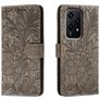 Mobigear Flowers Housse HONOR 200 Lite Etui Porte-Monnaie - Gris