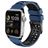 Mobigear Aero Armor Bracelet Silicone Apple Watch Fermeture boucle ardillon - 42/41/40/38 mm - Noir / Bleu Marin