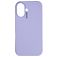 Nudient Base iPhone 16 Plus Silicone Coque arrière - Soft Purple