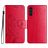 Mobigear Flowers Housse Samsung Galaxy A36 Etui Porte-Monnaie - Rouge
