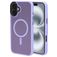 Mobiparts Hardcover Coque iPhone 16 Plus MagSafe Coque arrière Rigide - Satin Lila