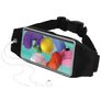 Mobiparts Comfort Fit Belt Brassard Téléphone Samsung Galaxy A51 Ceinture Coque de Sport en Neoprène - Noir